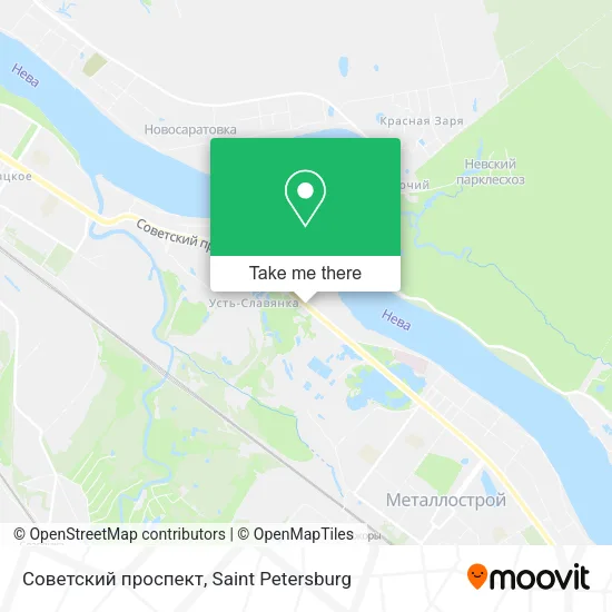 Советский проспект map