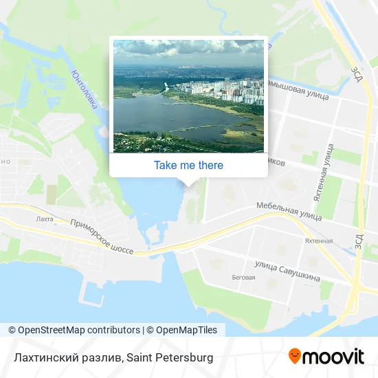 Лахтинский разлив map