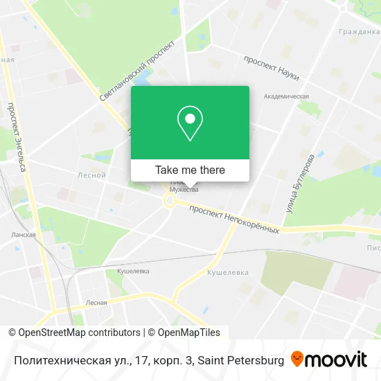 Политехническая ул., 17, корп. 3 map