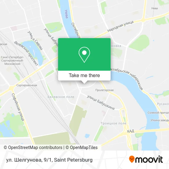 ул. Шелгунова, 9/1 map