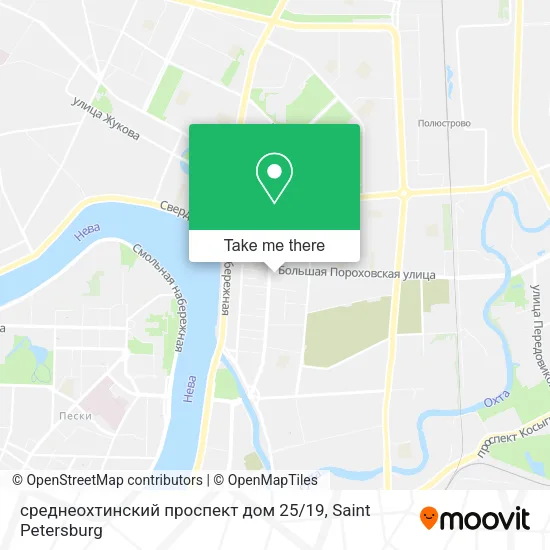 среднеохтинский проспект дом 25 / 19 map