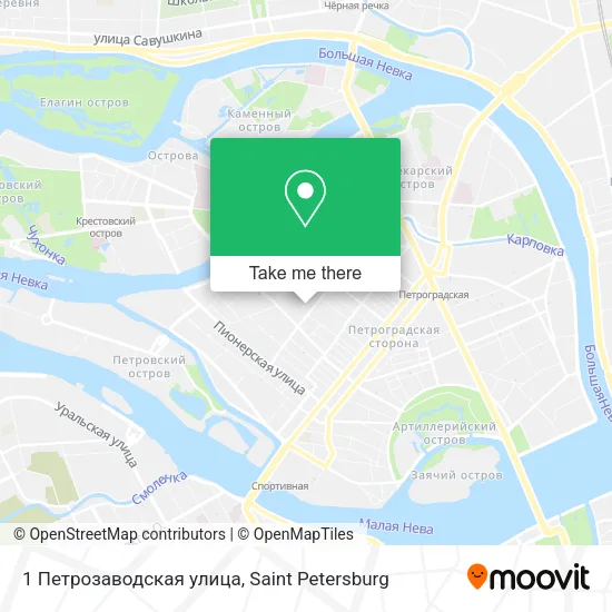 1 Петрозаводская улица map