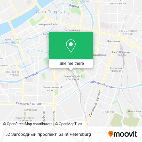 52 Загородный проспект map