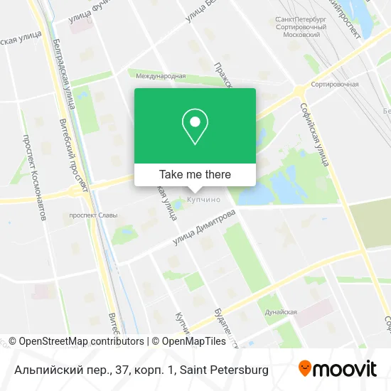 Альпийский пер., 37, корп. 1 map