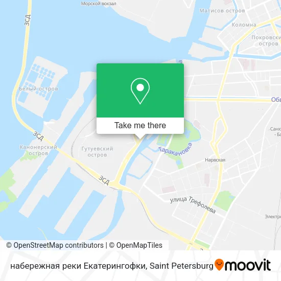 набережная реки Екатерингофки map