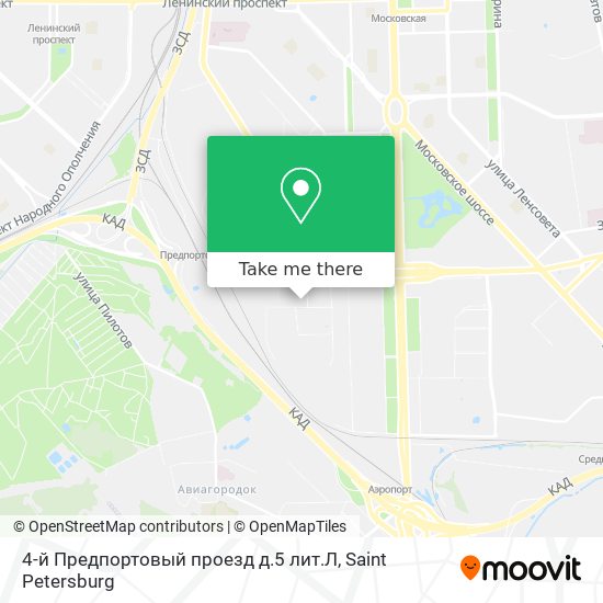 4-й Предпортовый проезд д.5 лит.Л map