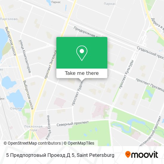 5 Предпортовый Проезд Д 5 map