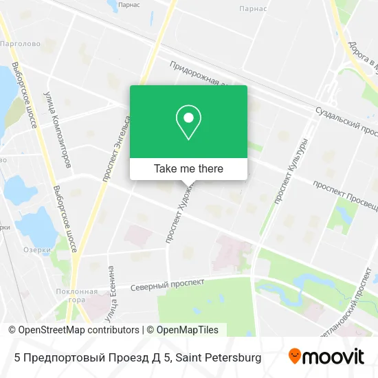 5 Предпортовый Проезд Д 5 map