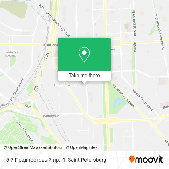 5-й Предпортовый пр., 1 map