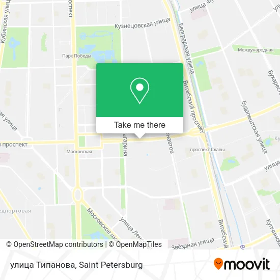 улица Типанова map