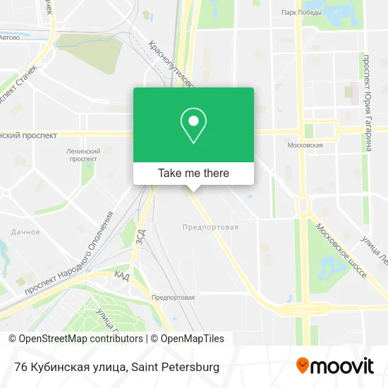 76 Кубинская улица map