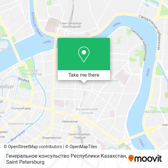 Генеральное консульство Республики Казахстан map