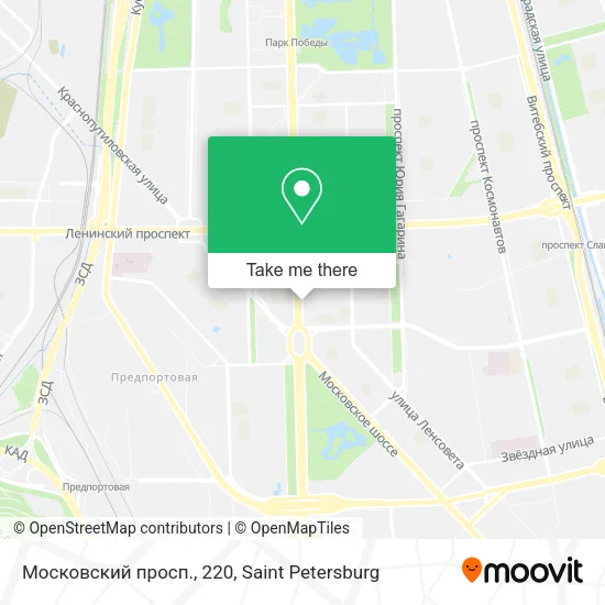 Московский просп., 220 map