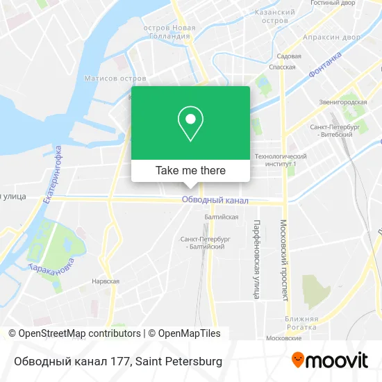 Обводный канал 177 map