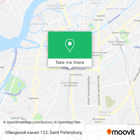 Обводный канал 122 map