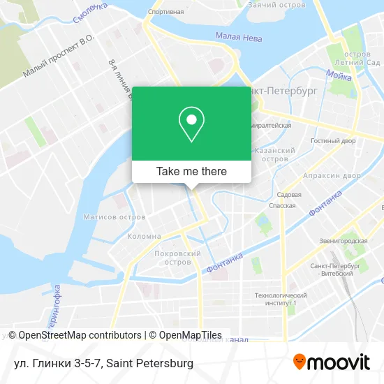 ул. Глинки 3-5-7 map