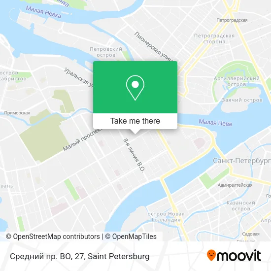 Средний пр. ВО, 27 map