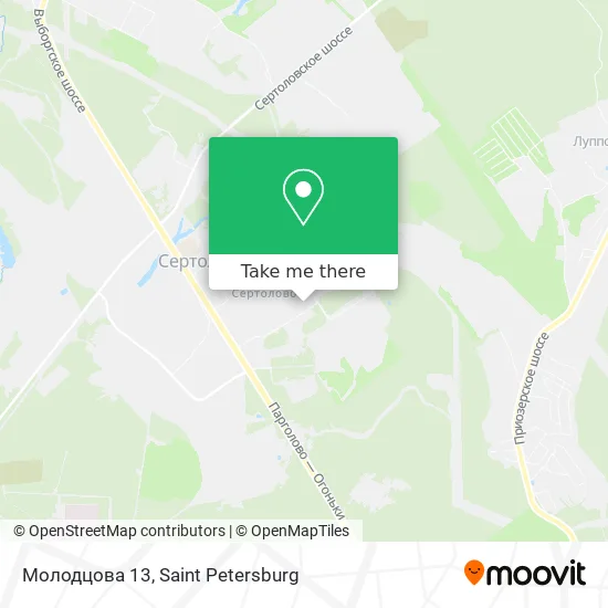 Молодцова 13 map