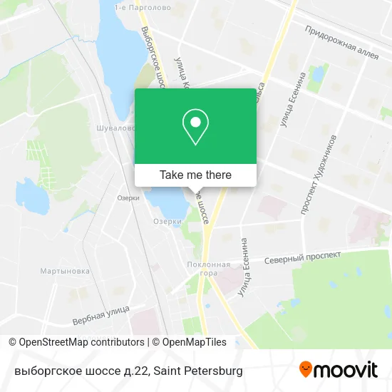 выборгское шоссе д.22 map