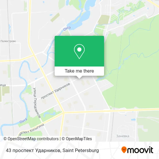43 проспект Ударников map