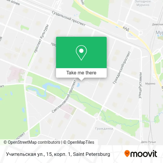 Учительская ул., 15, корп. 1 map