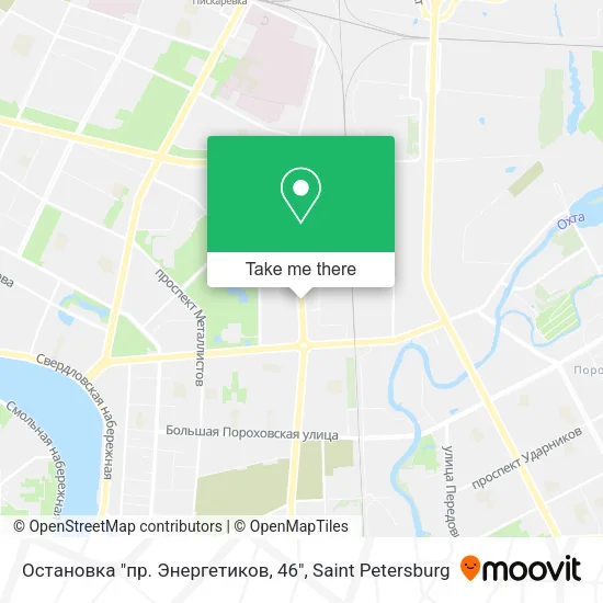 Остановка "пр. Энергетиков, 46" map