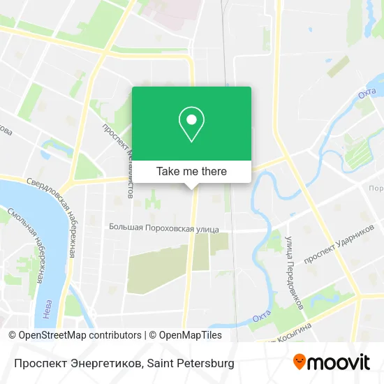 Проспект Энергетиков map