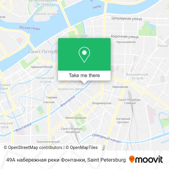 49А набережная реки Фонтанки map