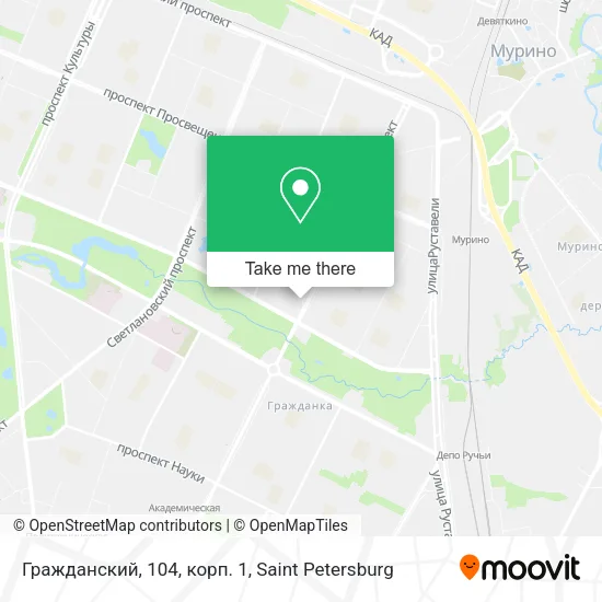 Гражданский, 104, корп. 1 map