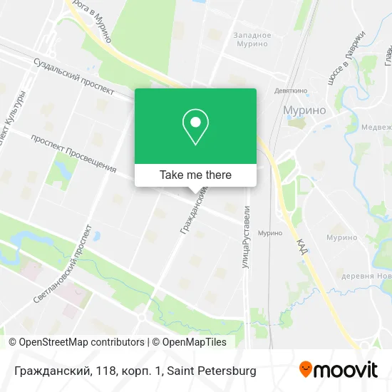 Гражданский, 118, корп. 1 map