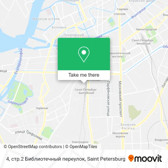 4, стр.2 Библиотечный переулок map