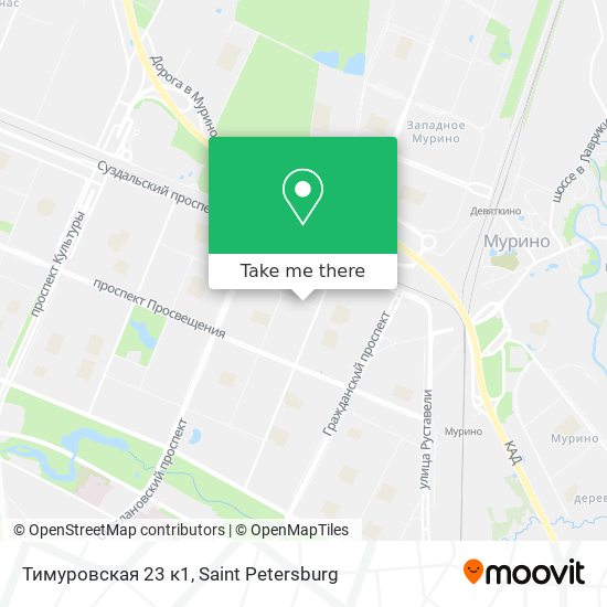 Тимуровская 23 к1 map