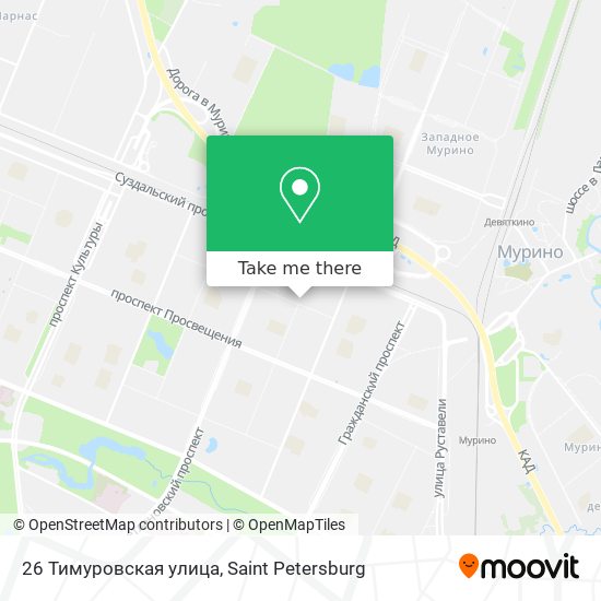 26 Тимуровская улица map