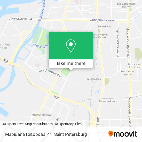 Маршала Говорова, 41 map