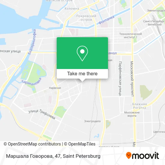 Маршала Говорова, 47 map