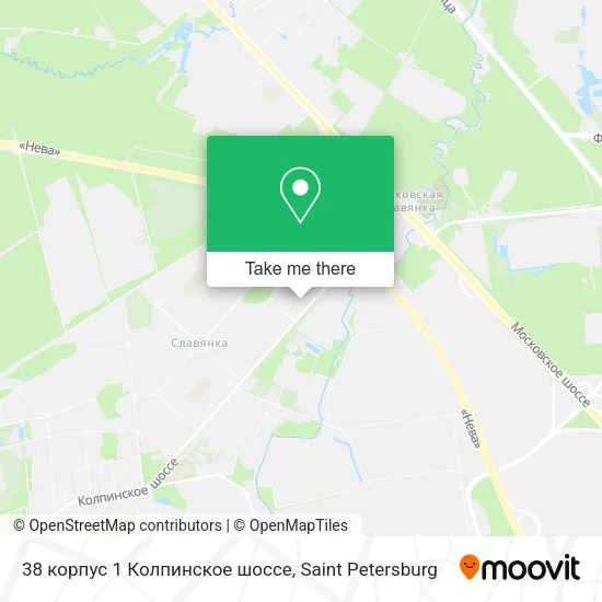 38 корпус 1 Колпинское шоссе map