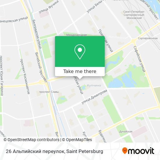 26 Альпийский переулок map