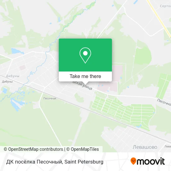 ДК посёлка Песочный map