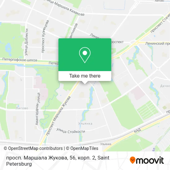 просп. Маршала Жукова, 56, корп. 2 map
