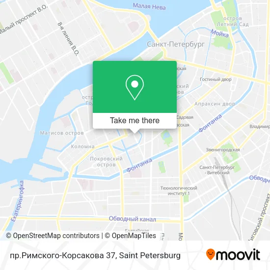 пр.Римского-Корсакова 37 map