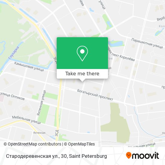 Стародеревенская ул., 30 map