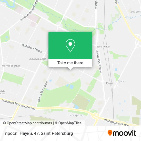 просп. Науки, 47 map