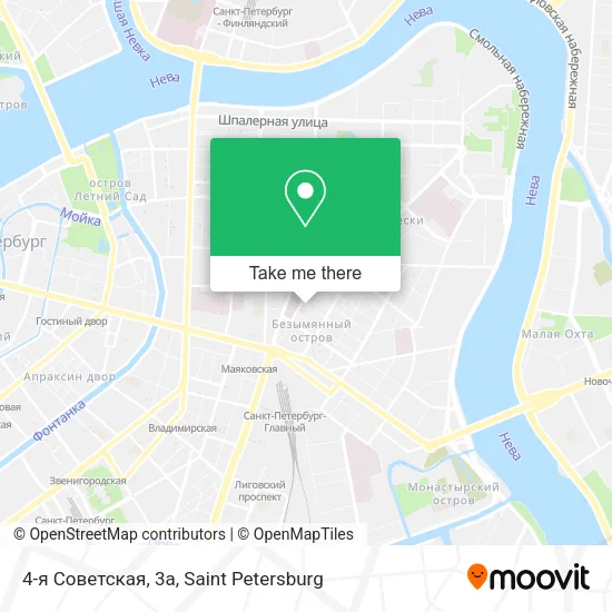 4-я Советская, 3а map