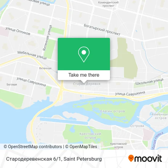 Стародеревенская 6/1 map