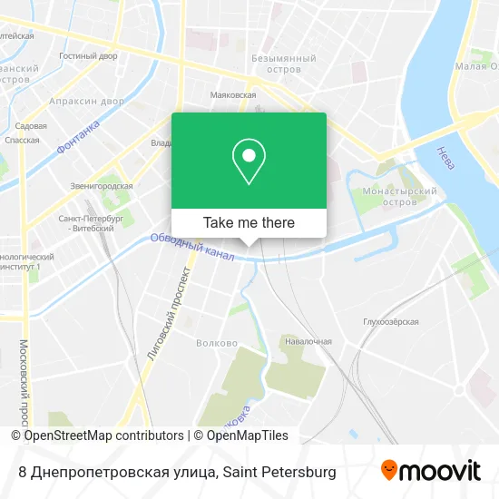 8 Днепропетровская улица map
