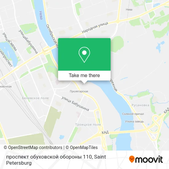 проспект обуховской обороны 110 map
