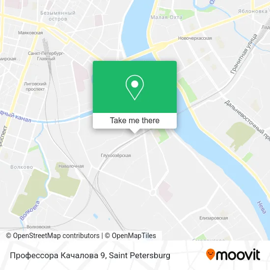 Профессора Качалова 9 map