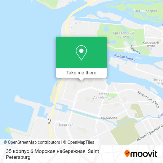 35 корпус 6 Морская набережная map