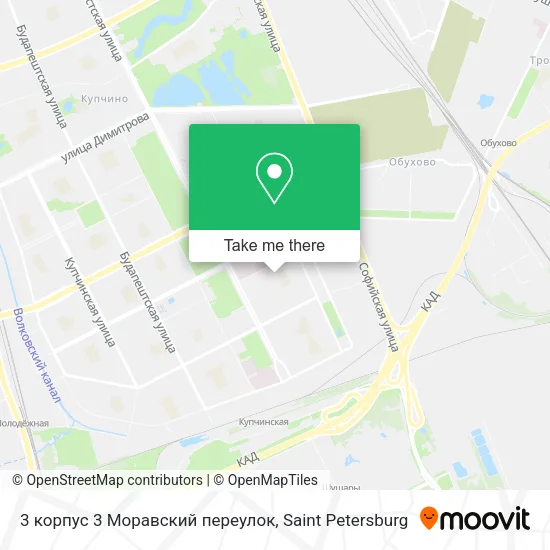 3 корпус 3 Моравский переулок map