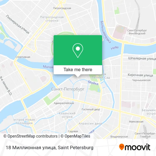 18 Миллионная улица map